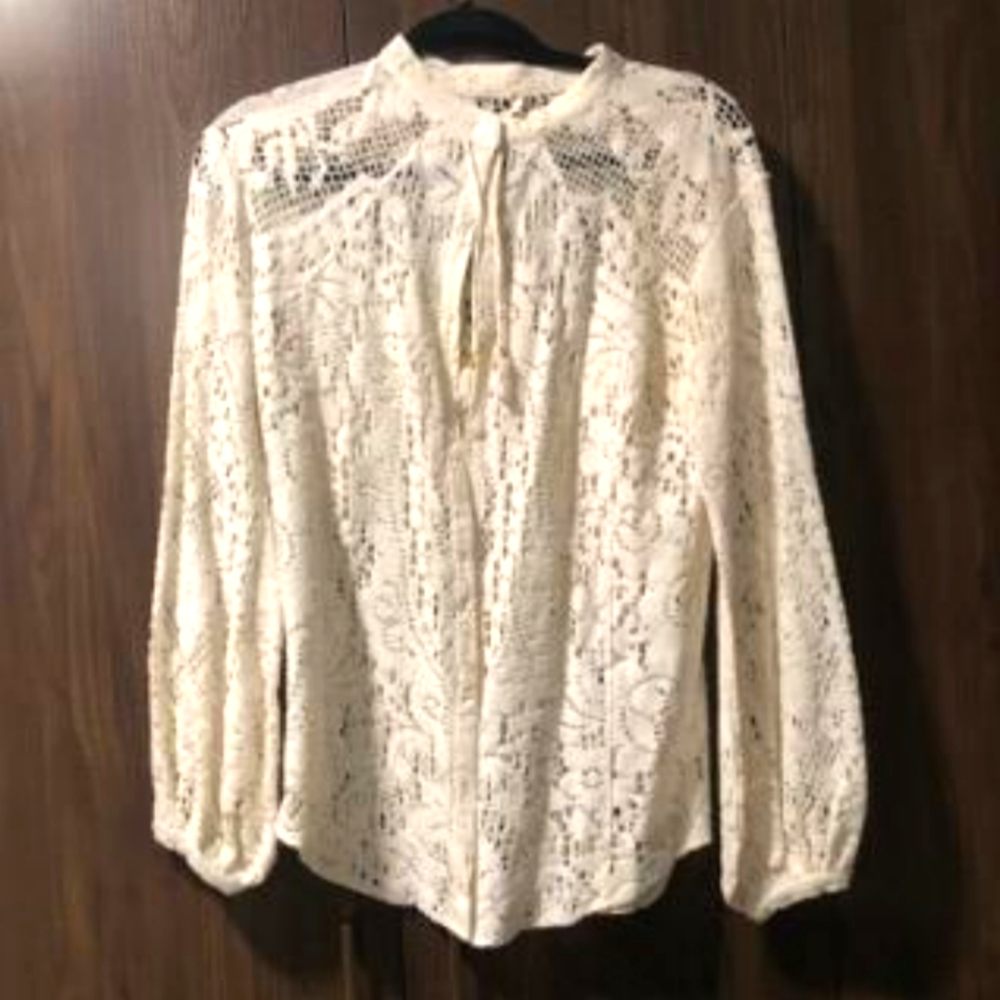 Spell vintage lace fleetwood blouse
